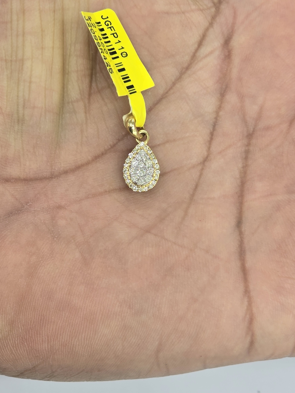 Real Diamond 10kt Gold Pendant